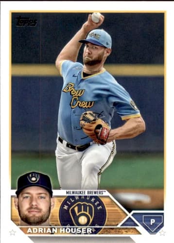 Adrian Houser trading card