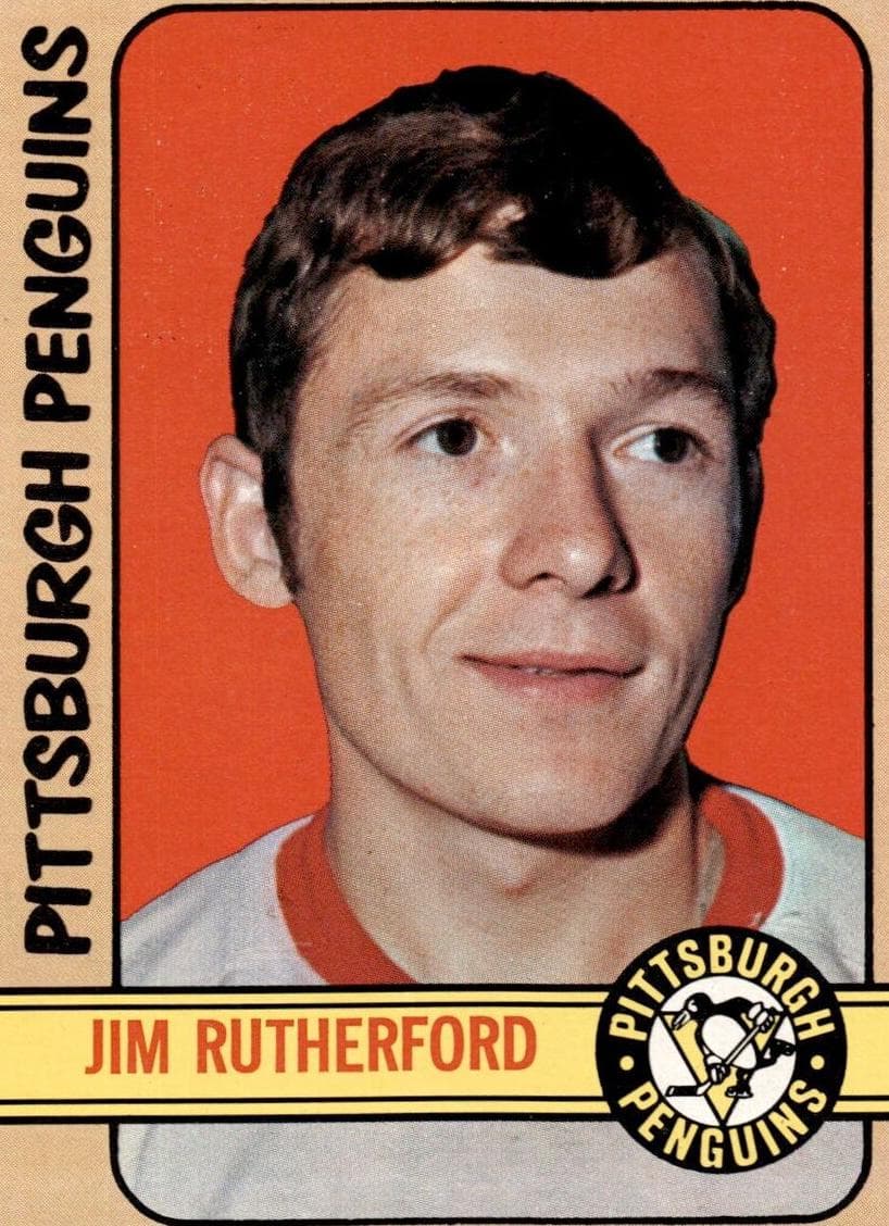 Jim Rutherford trading card