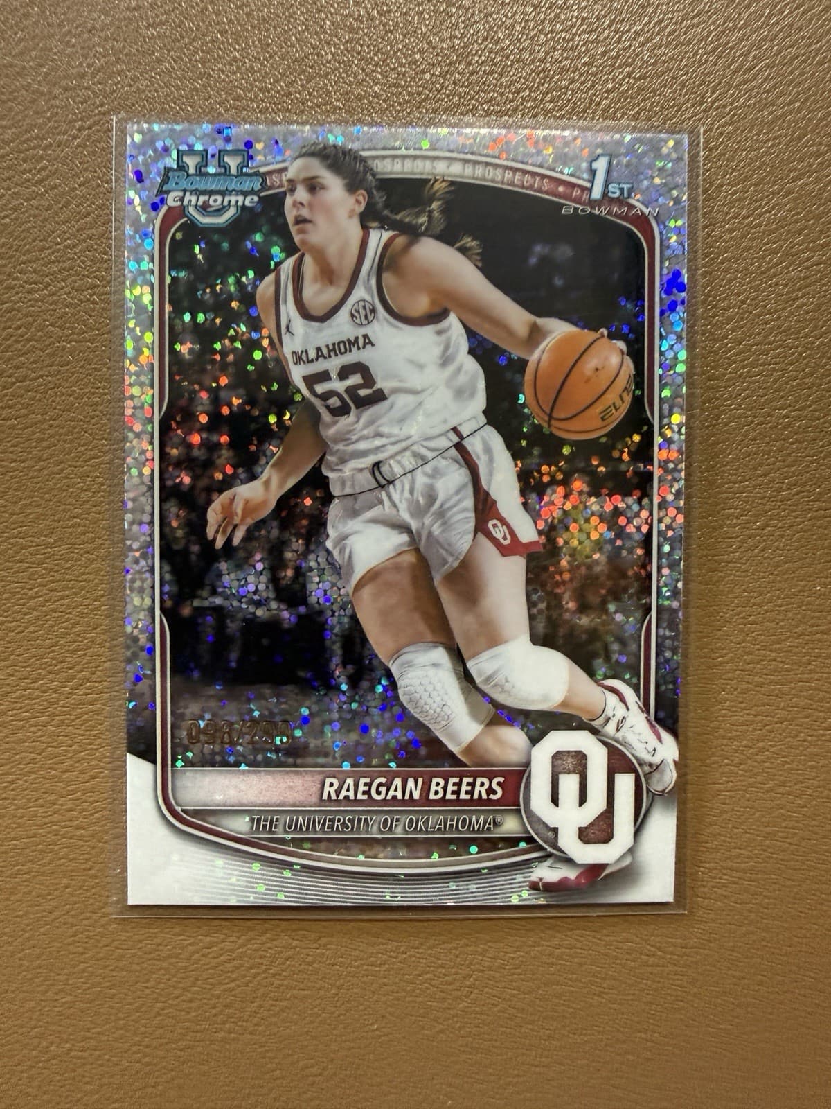 Raegan Beers trading card
