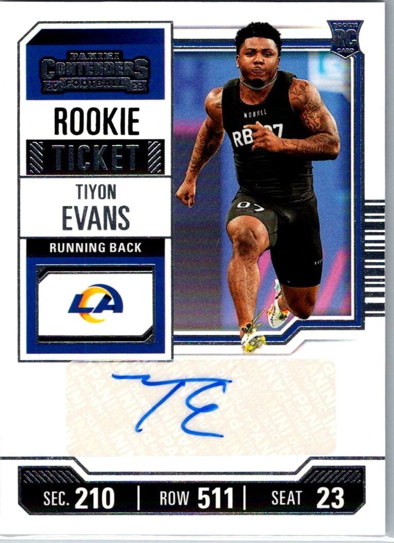 Tiyon Evans 2023 panini Panini Contenders