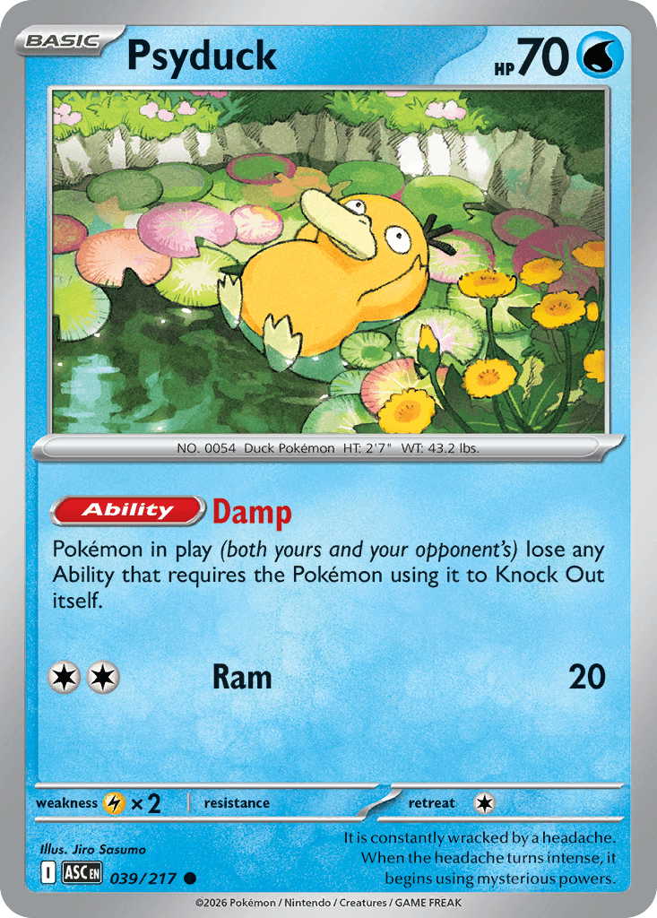 Psyduck 2026 Mega Mega Evolution: Ascended Heroes