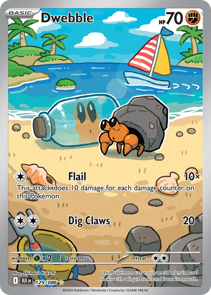 Dwebble trading card