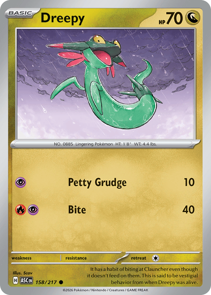 Dreepy 2026 Mega Mega Evolution: Ascended Heroes