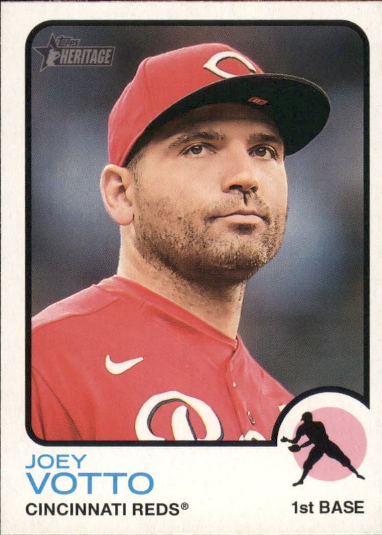 Joey Votto 2022 topps Topps Heritage