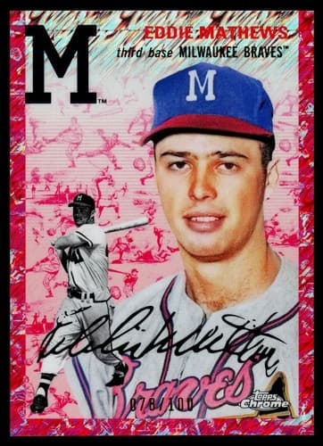 Eddie Mathews 2023 topps