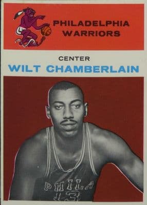 Wilt Chamberlain trading card