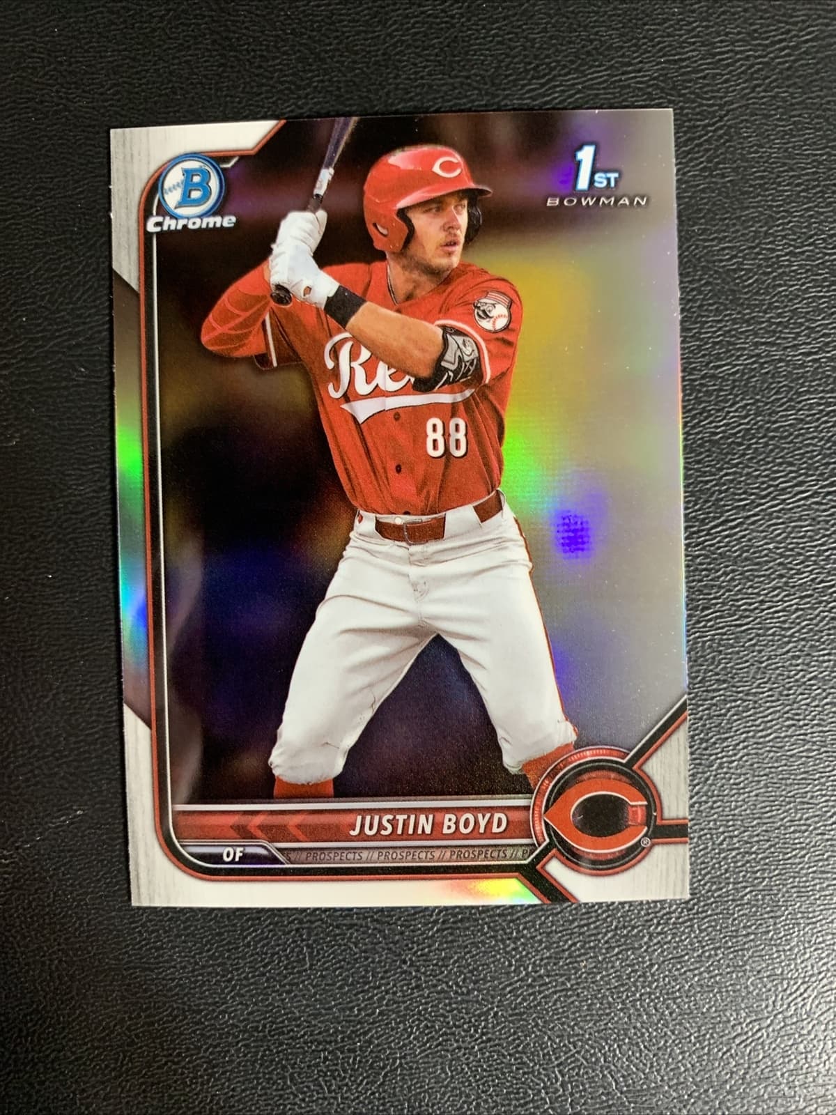 Justin Boyd trading card