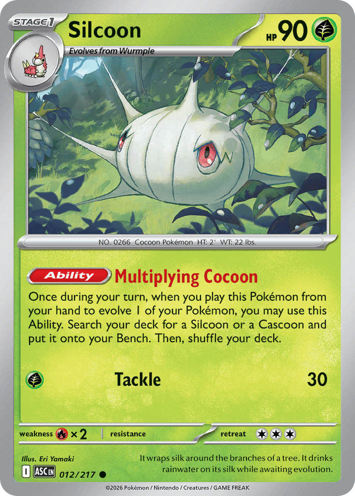 Silcoon 2026 Mega Mega Evolution: Ascended Heroes