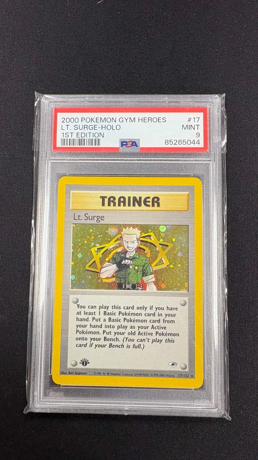 Lt. Surge trading card