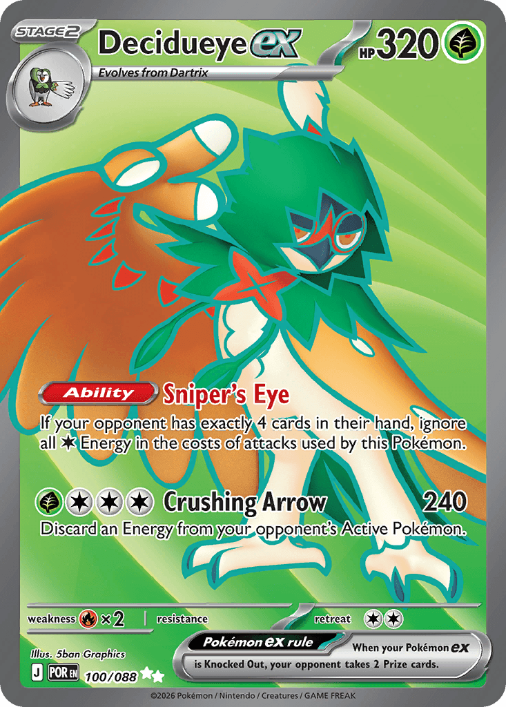 Decidueye ex #100
