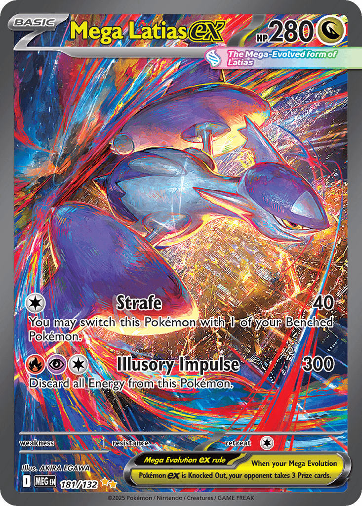 Mega Latias ex trading card