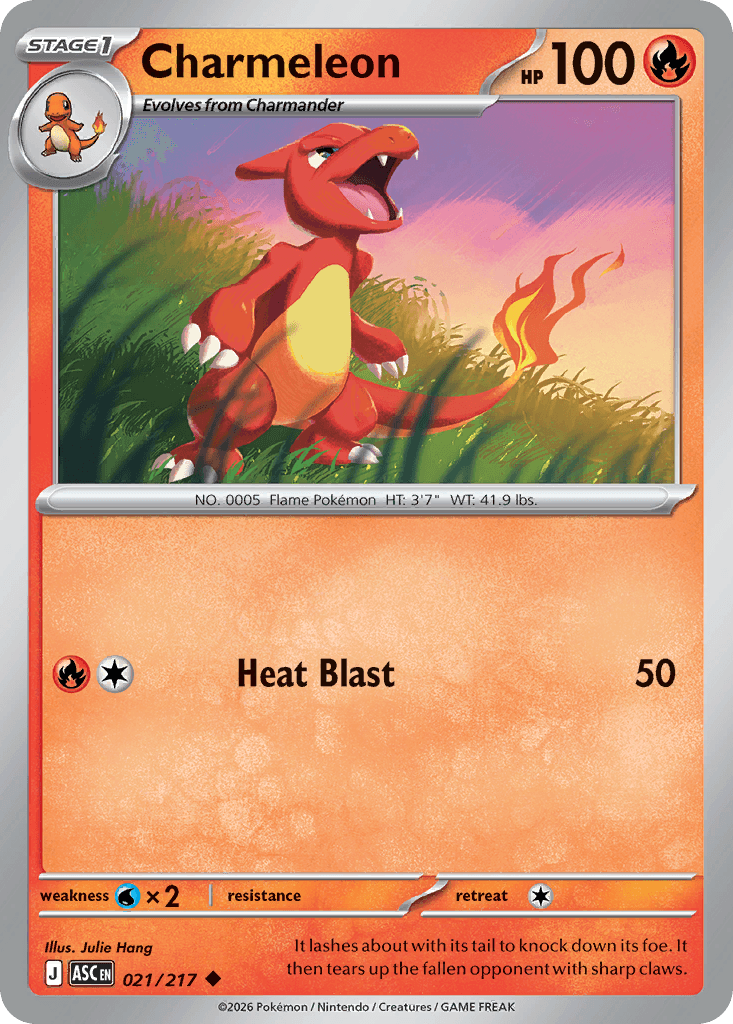 Charmeleon 2026 Mega Mega Evolution: Ascended Heroes