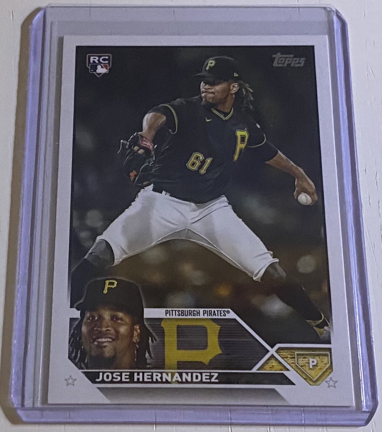 Jose Hernandez trading card