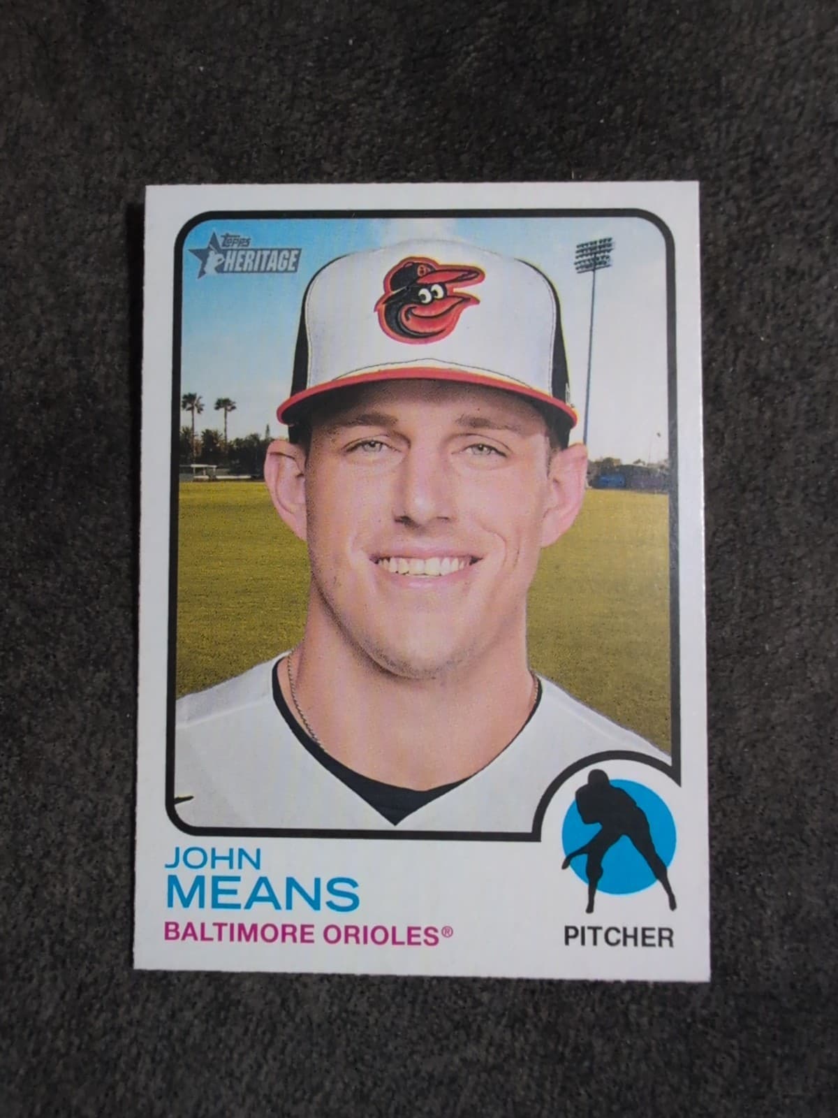 John Means trading card
