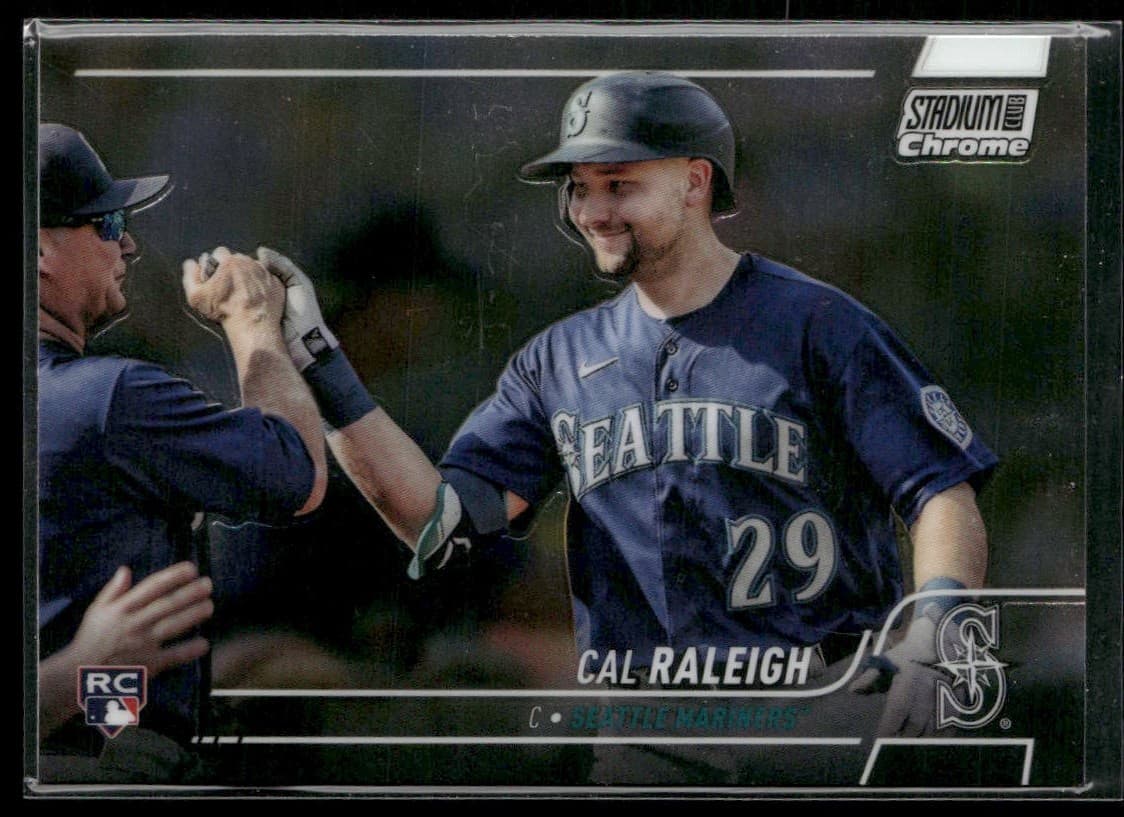 Cal Raleigh trading card