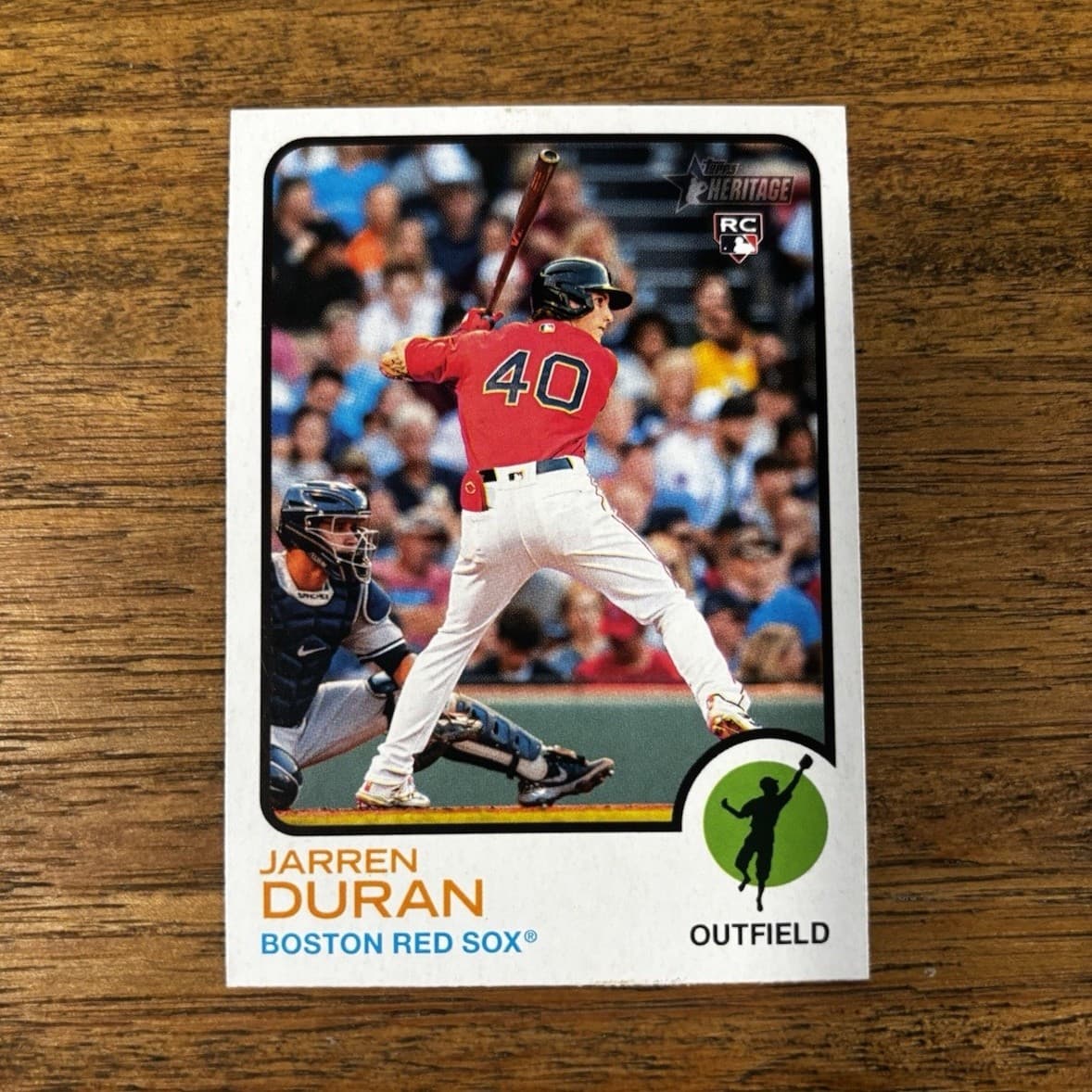 Jarren Duran trading card