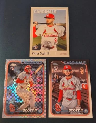 Victor Scott II 2024 topps Topps Chrome Update