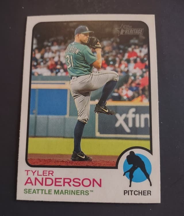 Tyler Anderson trading card