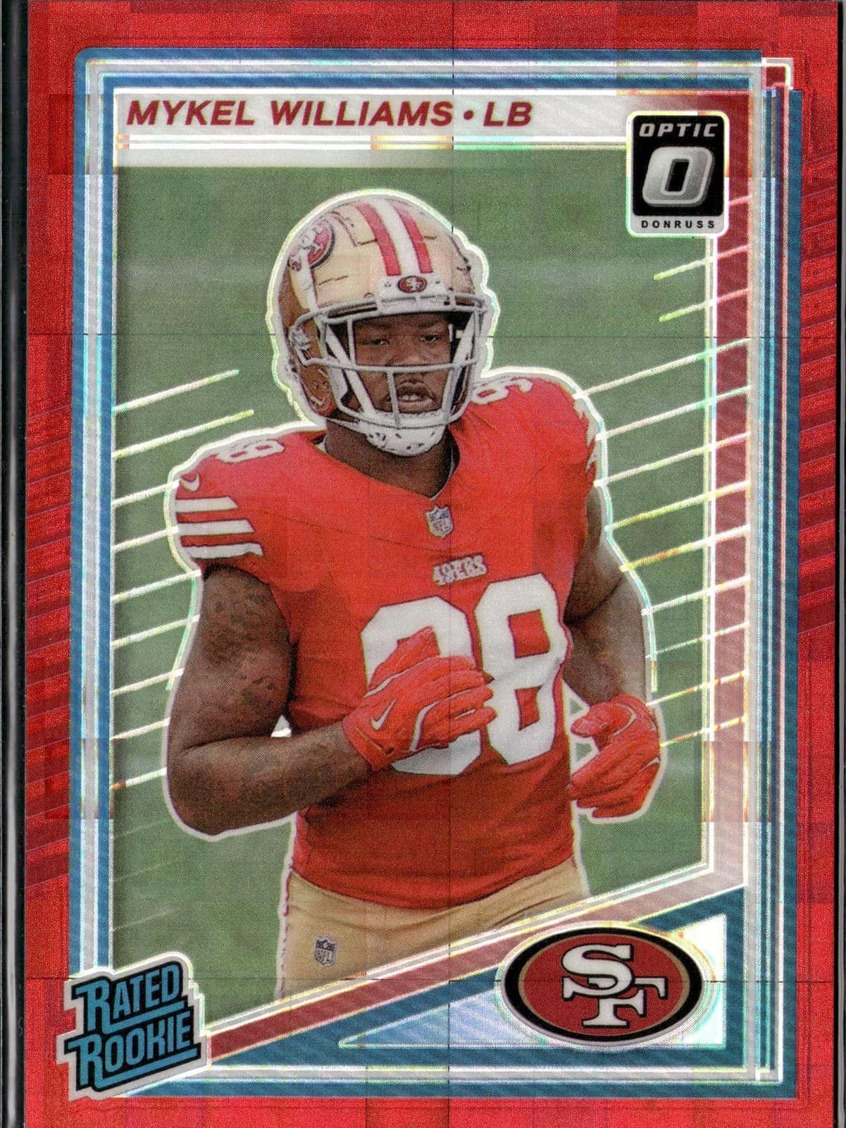 Mykel Williams trading card