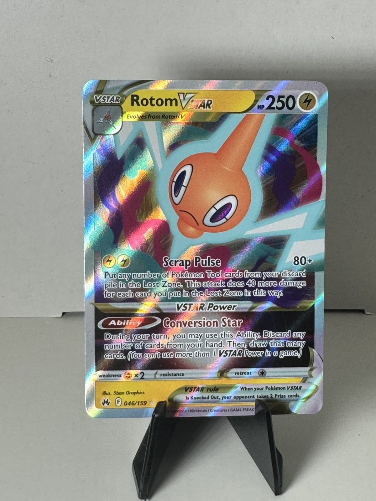 Rotom VSTAR trading card