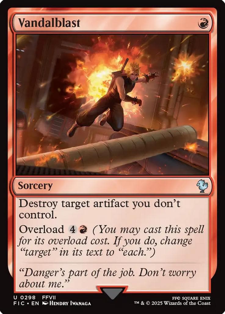 Vandalblast trading card