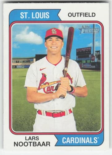 Lars Nootbaar 2023 topps Topps Heritage
