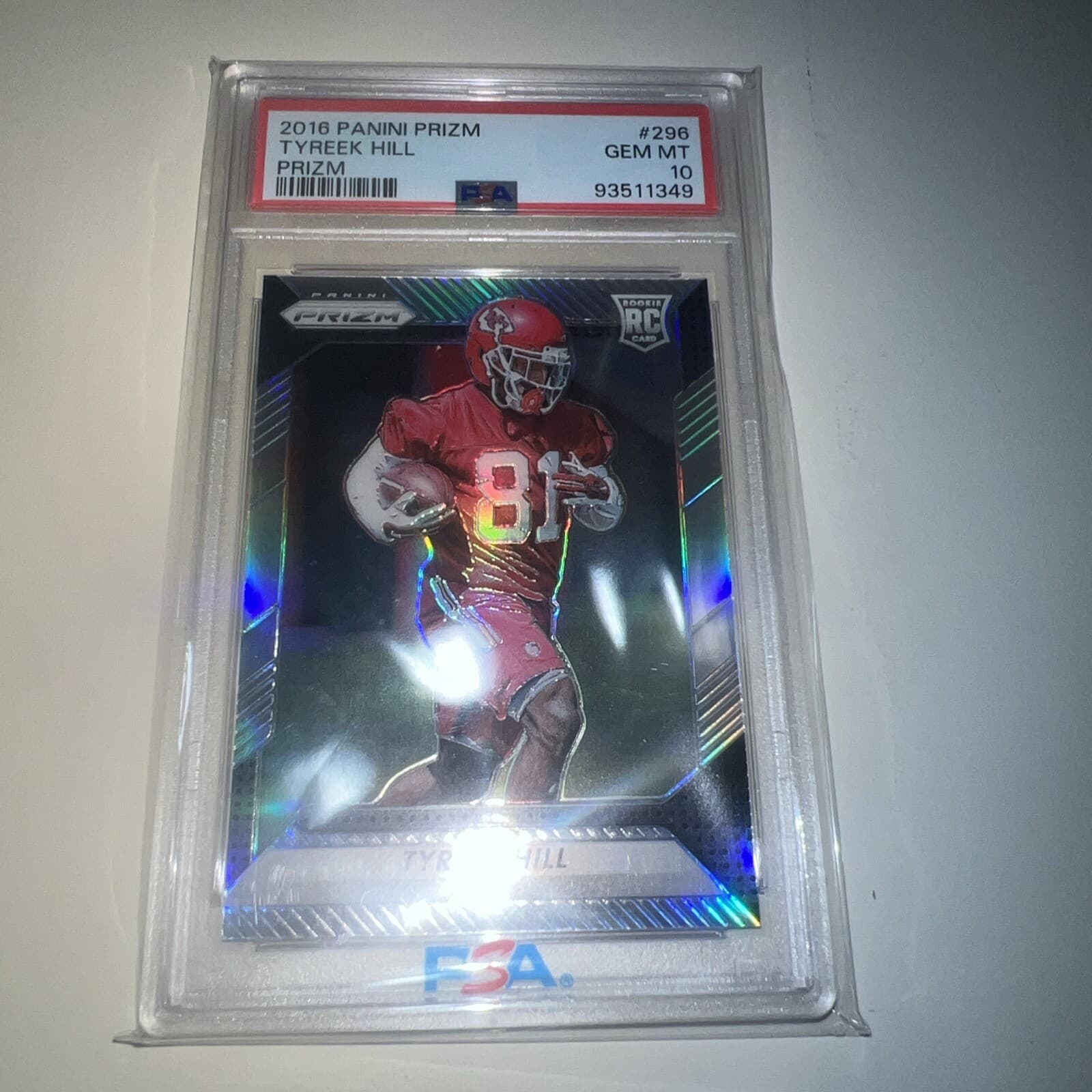 Tyreek Hill 2016 panini Panini Prizm