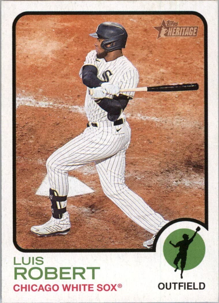 Luis Robert 2022 topps Topps Heritage