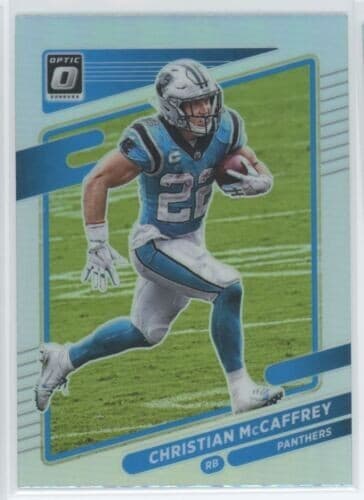 Christian McCaffrey 2021 panini Donruss Optic