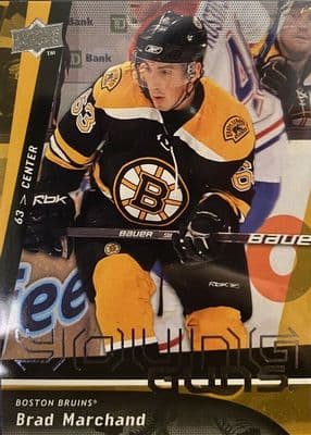 Brad Marchand trading card