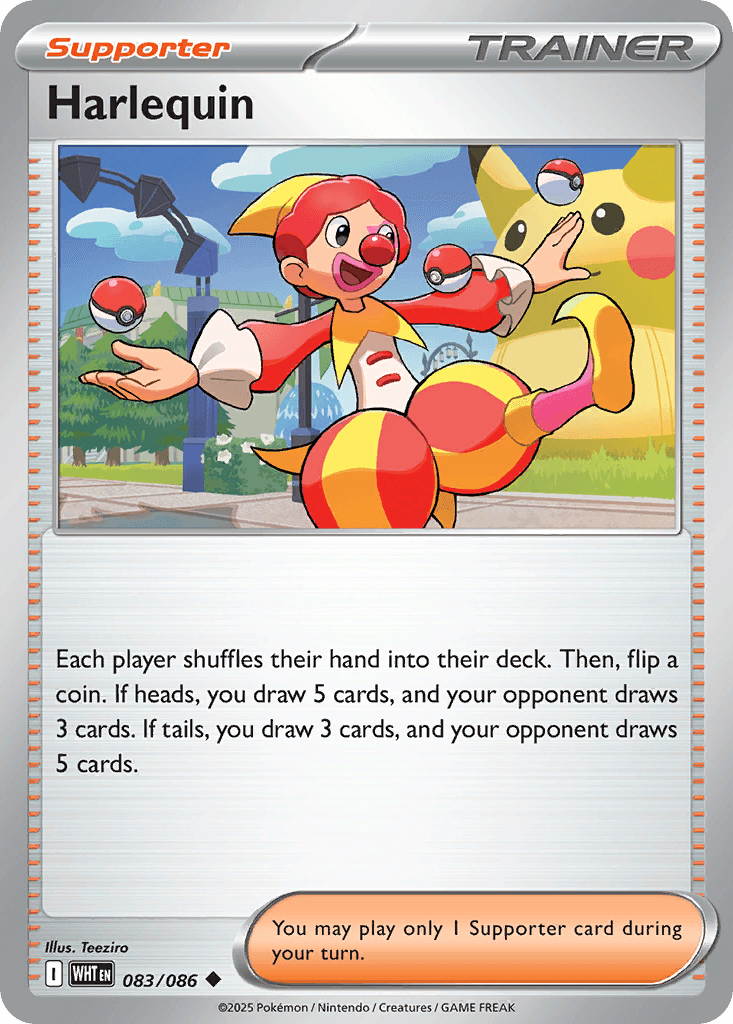 Harlequin 2025 Pokemon White Flare