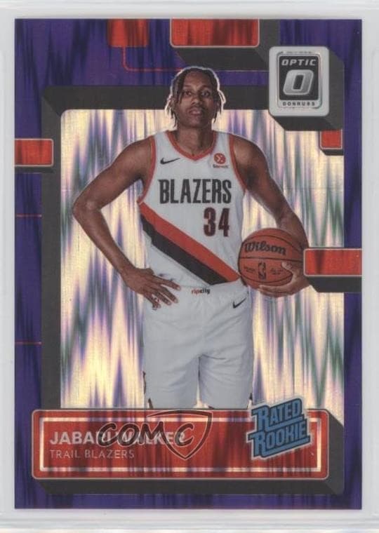 Jabari Walker trading card