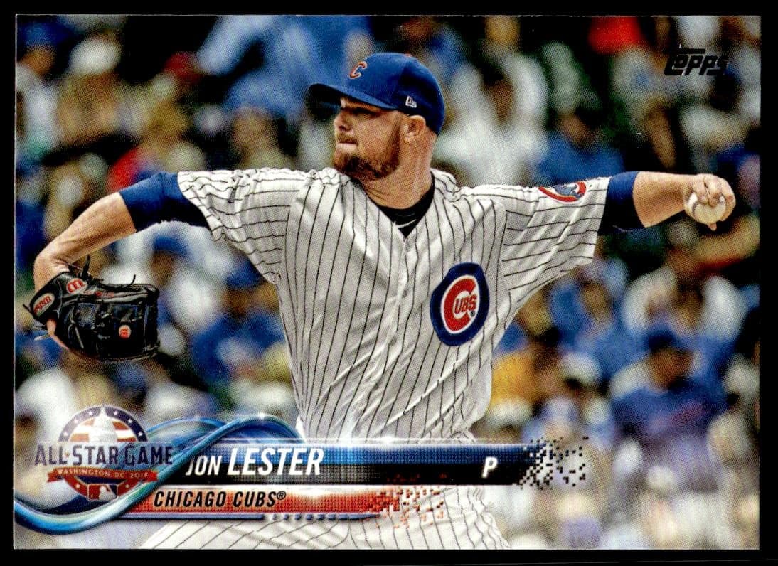 Jon Lester trading card