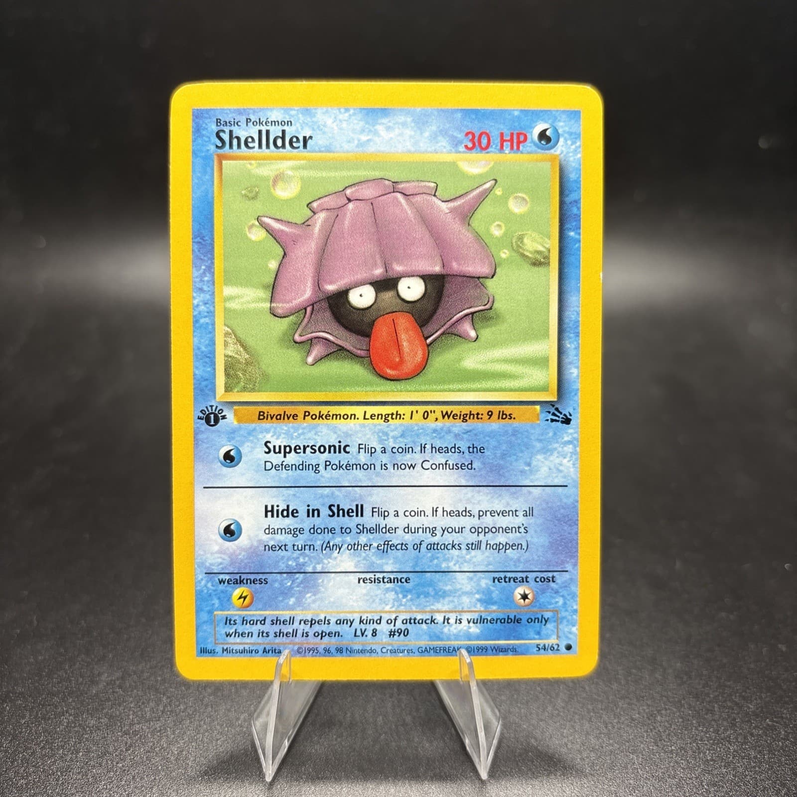 Shellder trading card