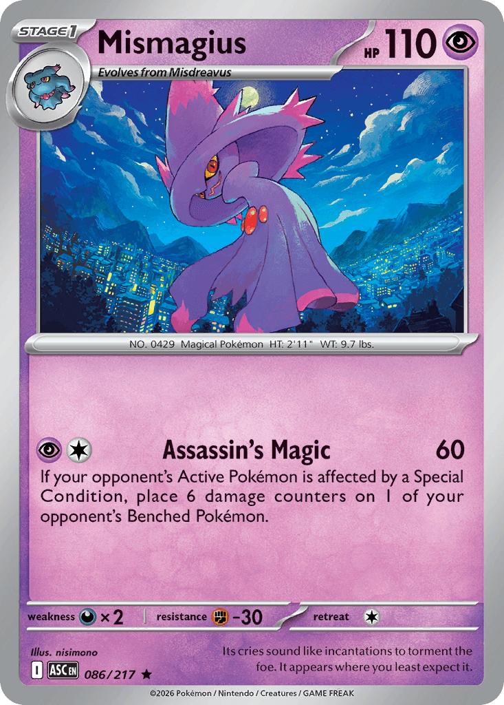 Mismagius 2026 Pokemon