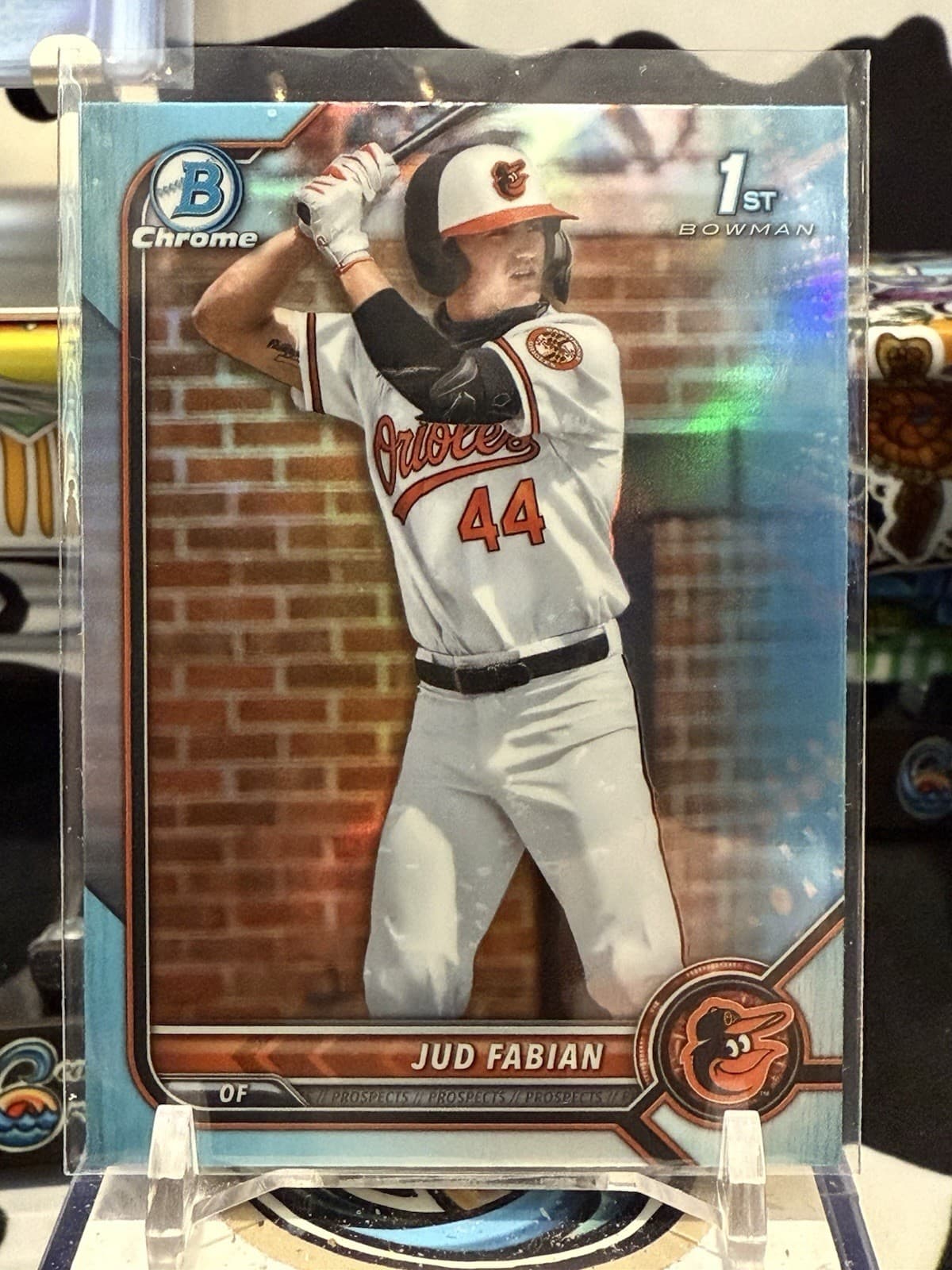 Jud Fabian trading card