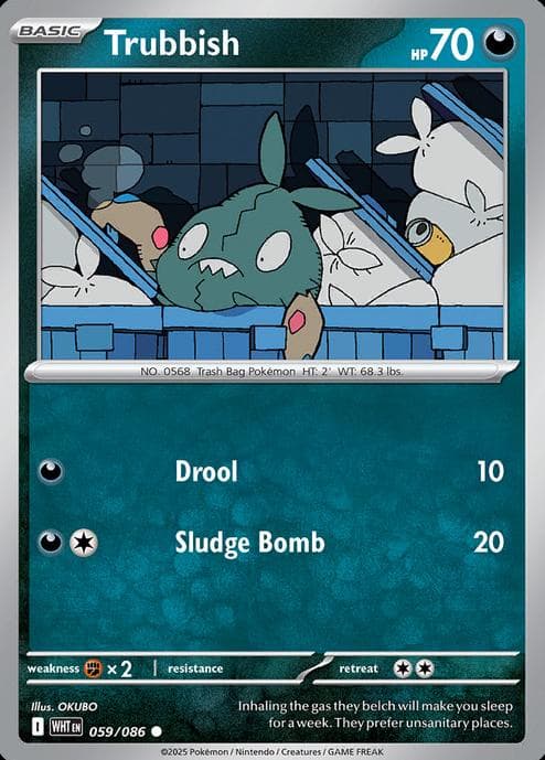 Trubbish trading card