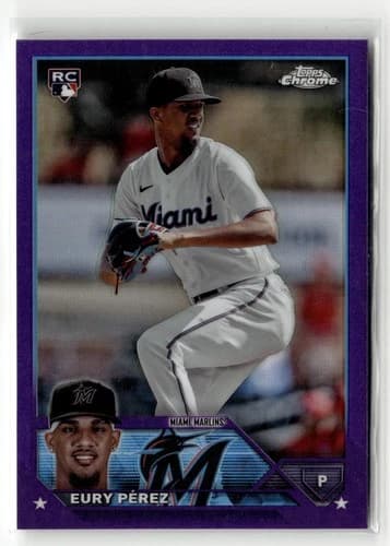 Eury Perez trading card