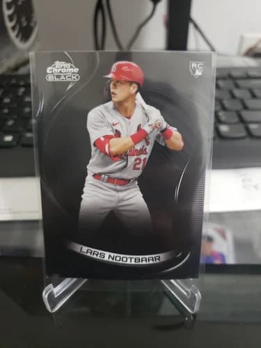 Lars Nootbaar 2022 topps Topps Chrome Black