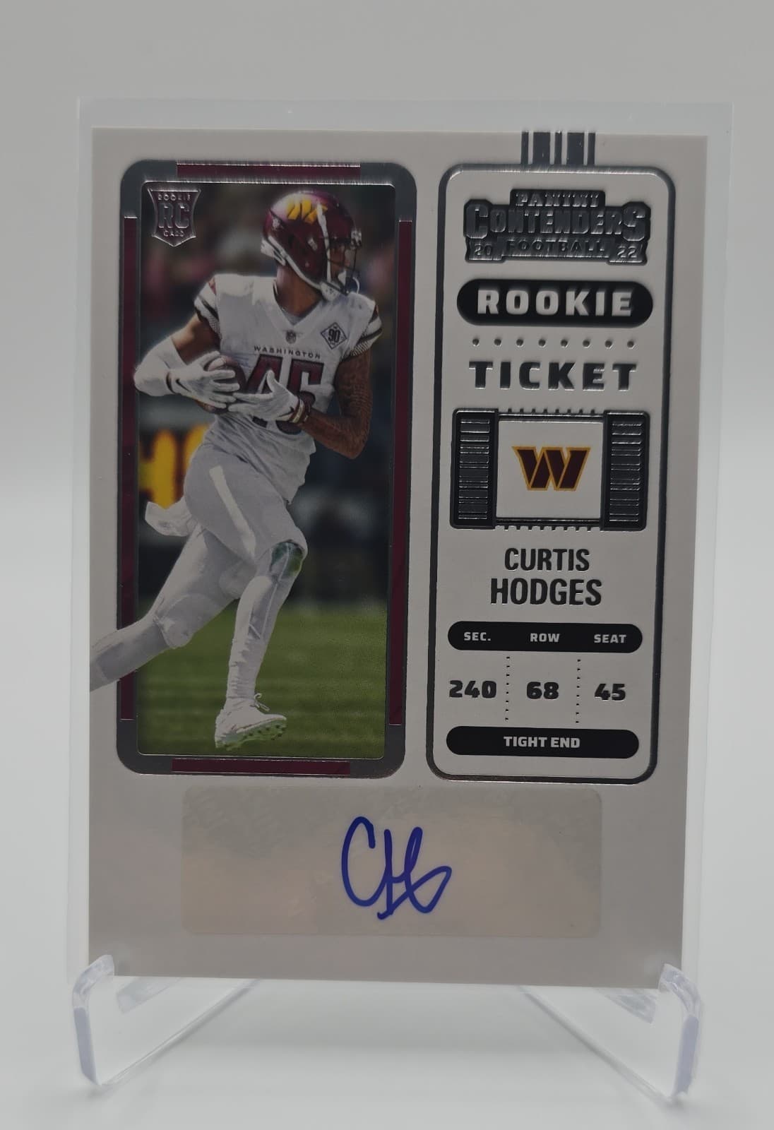 Curtis Hodges trading card