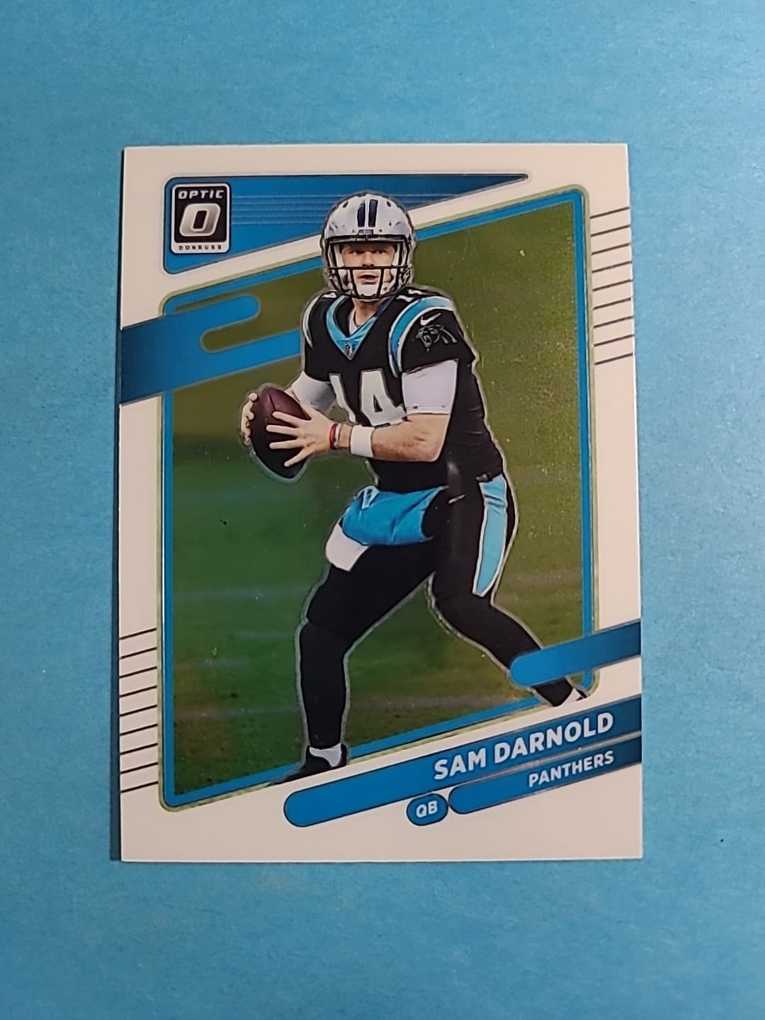 Sam Darnold 2021 panini Donruss Optic