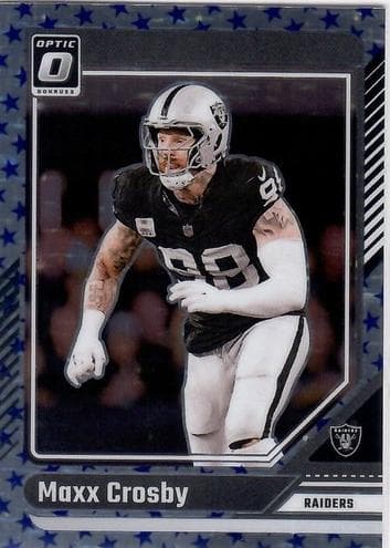 Maxx Crosby trading card