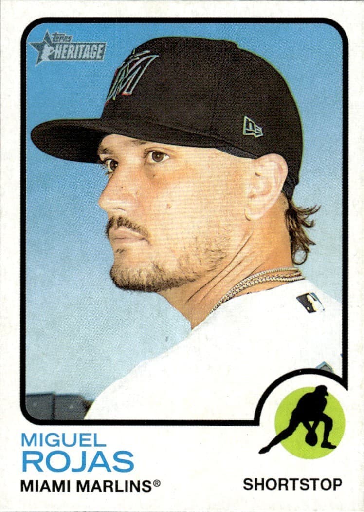 Miguel Rojas trading card