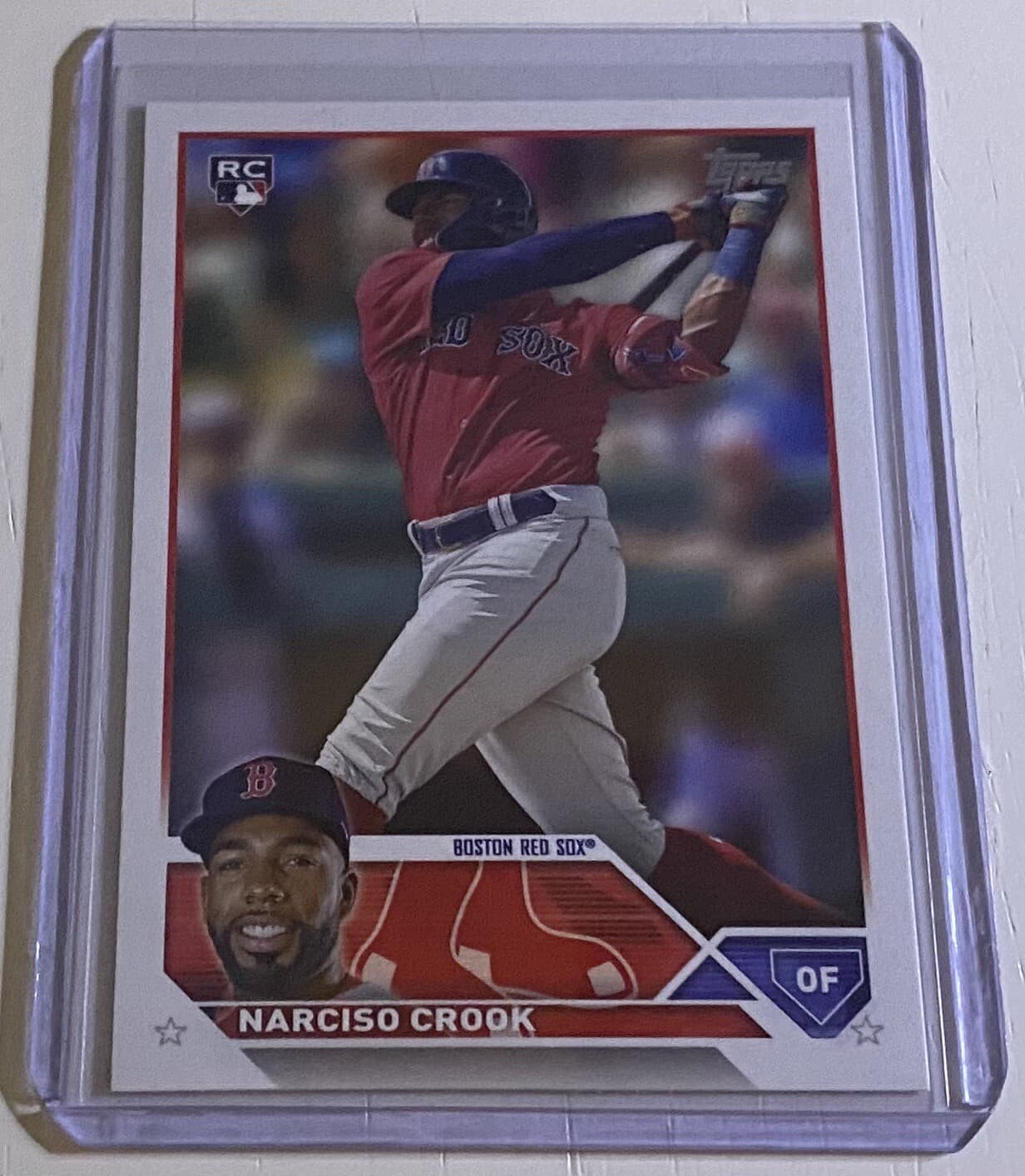 Narciso Crook trading card