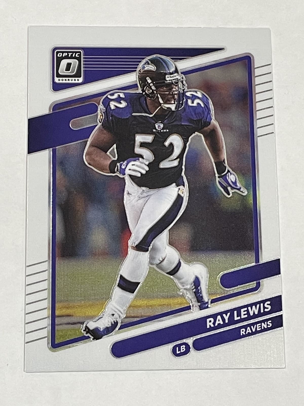 Ray Lewis trading card