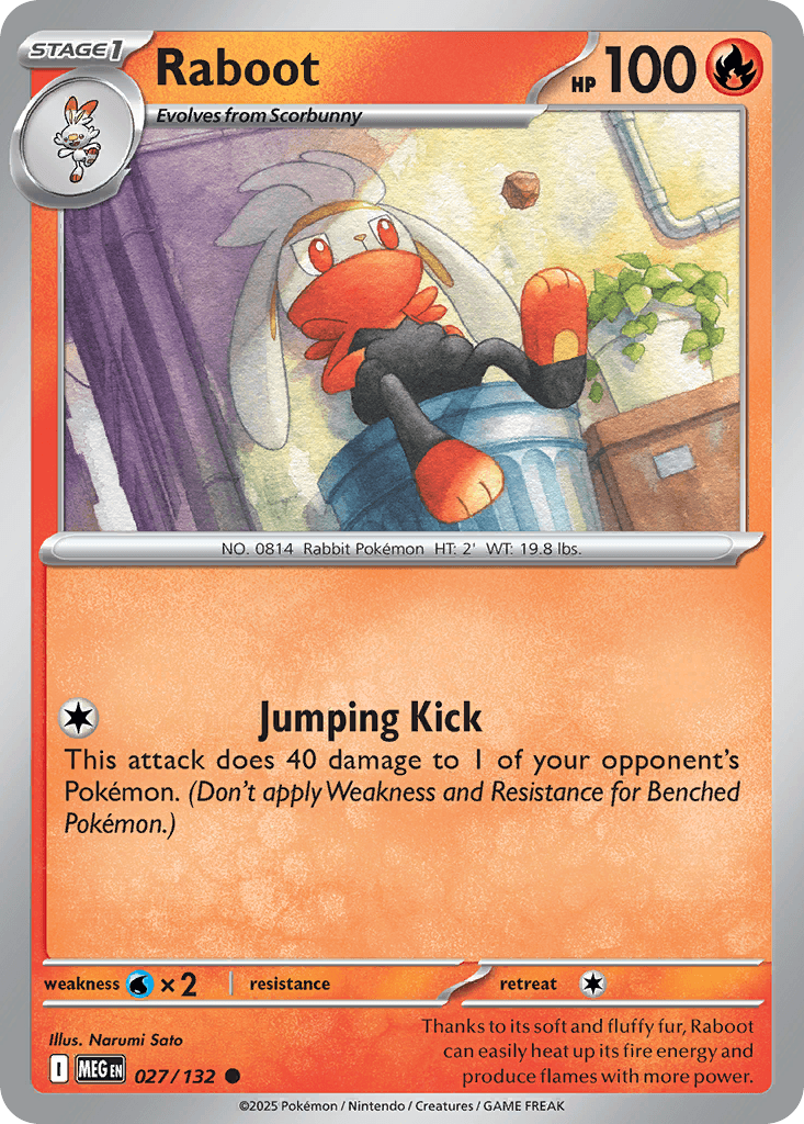 Raboot 2025 Pokemon