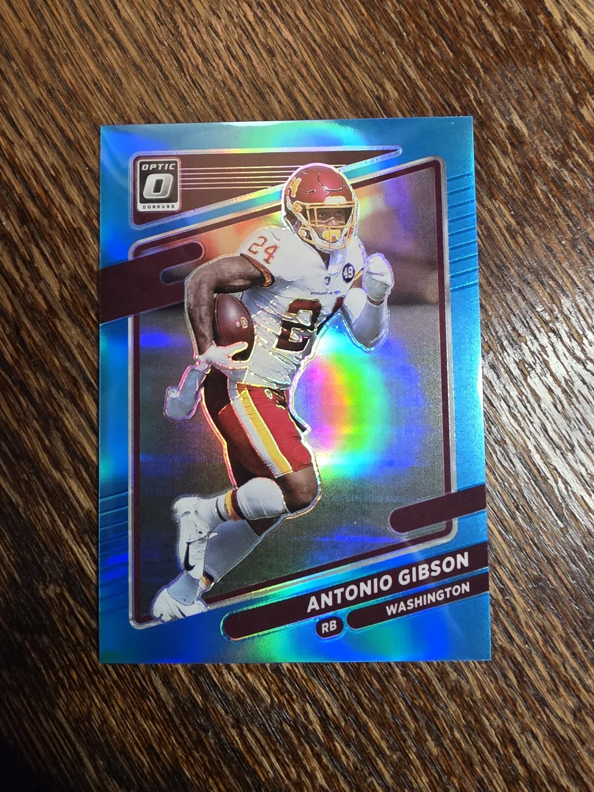 Antonio Gibson 2021 panini Donruss Optic