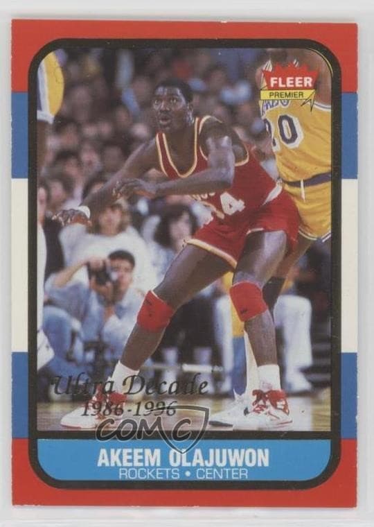 Hakeem Olajuwon trading card