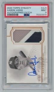 Aaron Judge 2020 topps Topps Dynasty