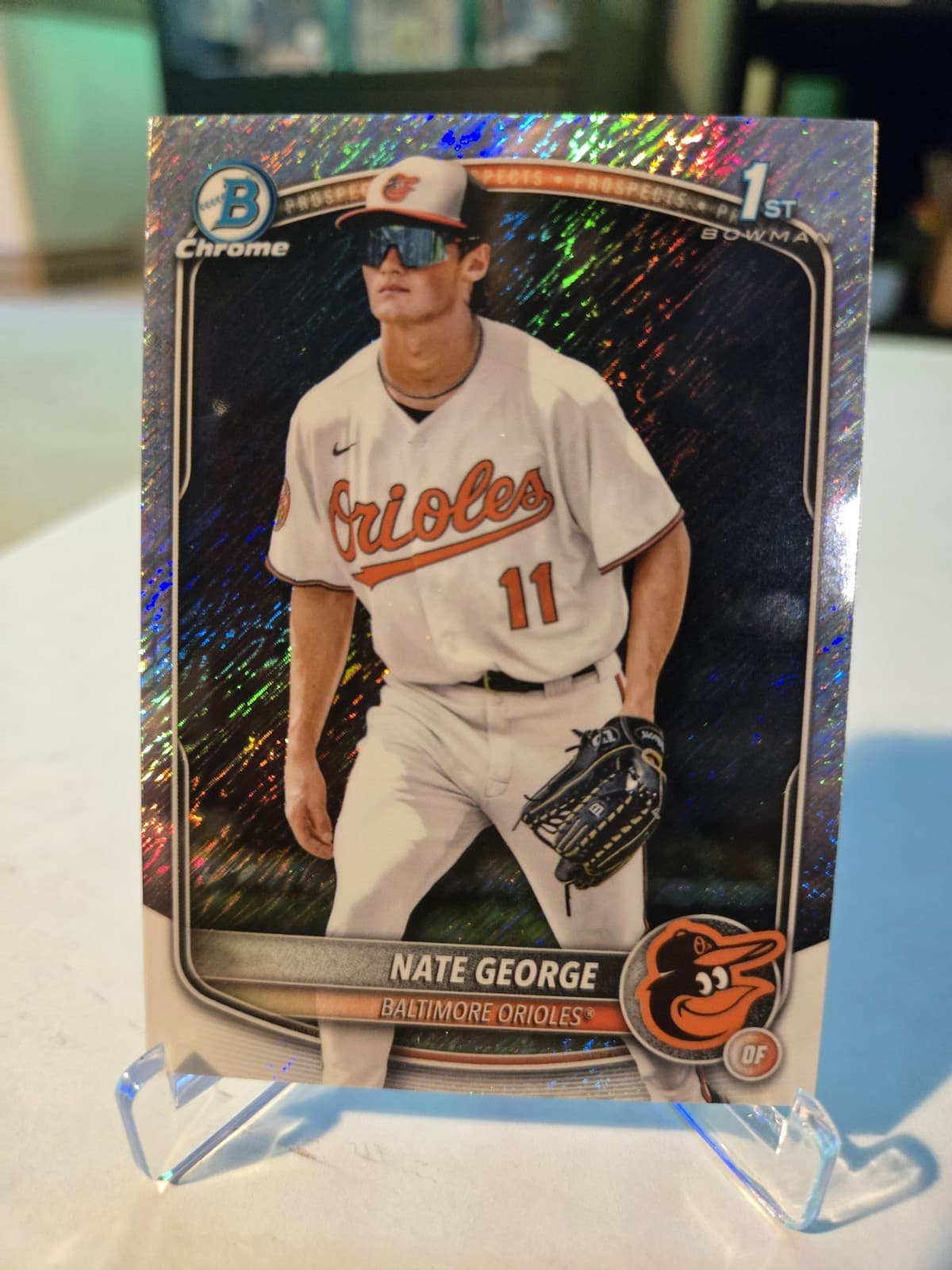 Nate George trading card